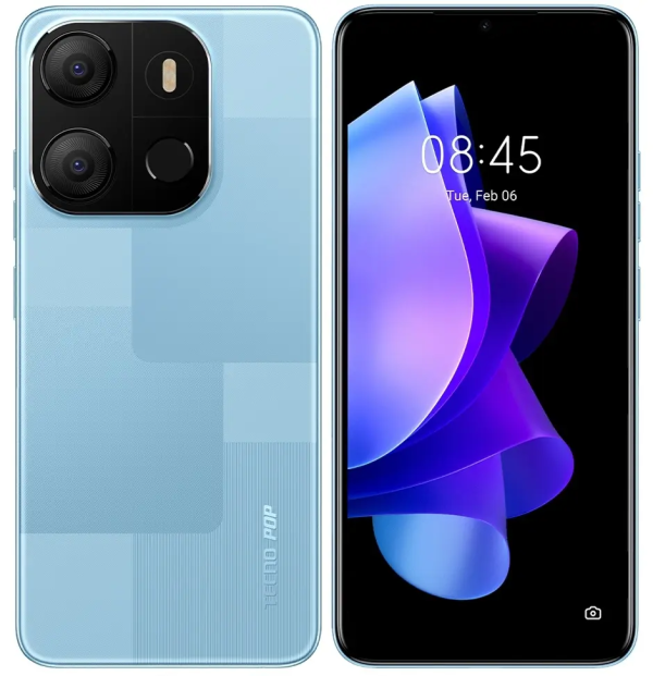 Купить Смартфон TECNO POP 7 (2+64) Capri Blue